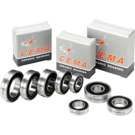 Cema Nabenlager 18307 18 x 30 x 7 mm Silber