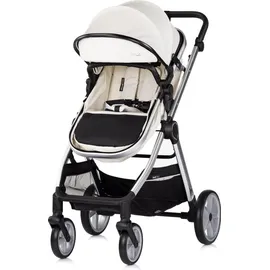 Chipolino Kombikinderwagen 2 in 1 Vista 2-in-1-Kombikinderwagen Biscotta - weiß