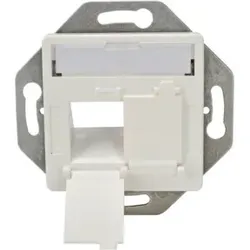 Corning Rahmenset 50x50 schräg 2x LANscape,RAL 9010 WAXWSE-S0201-C002