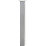 Simausrom Simausrom, - Tischgestell, Tischfuss 70 x 70 x 720 mm Aluminium Edelstahl-Effekt