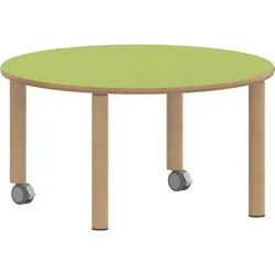 Tisch ZALOTTI mit Linoleum-Belag