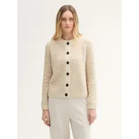 Tom Tailor Cardigan mit Wollanteil, Beige, M