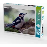 Calvendo Buntspecht auf Futtersuche 1000 Teile Puzzle quer |