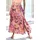 LASCANA Maxirock Damen Floral Pink 38