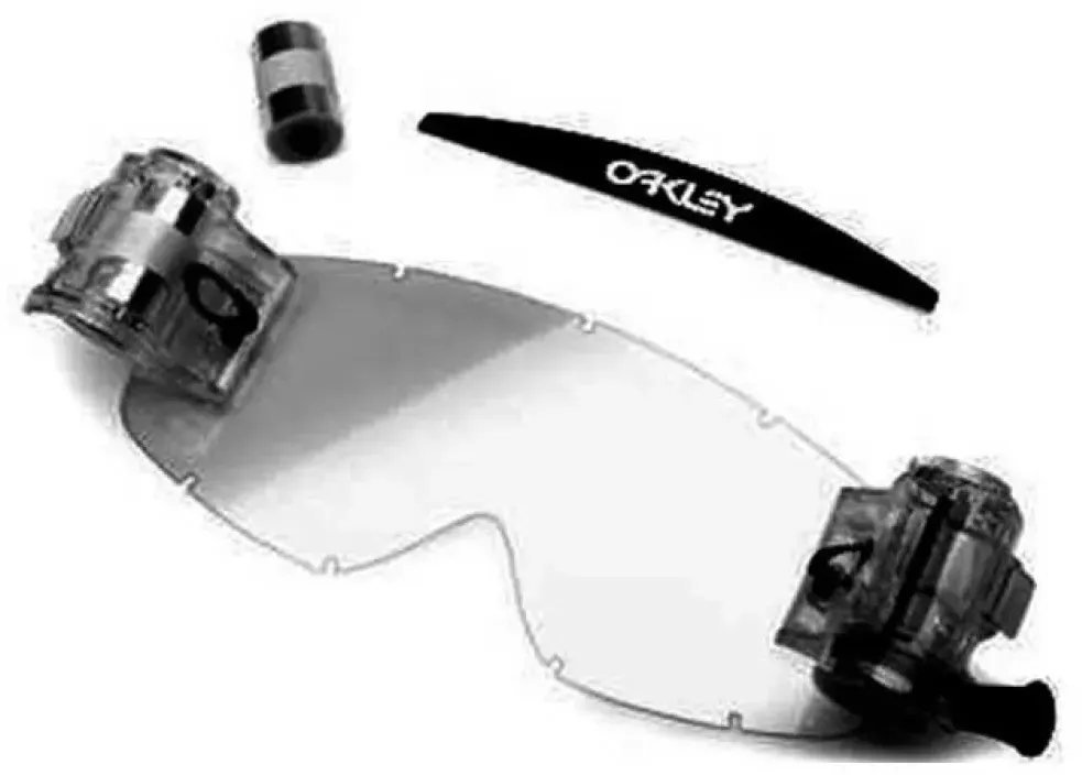Oakley Xs O Frame Mx Roll-off-system - Black - One Size