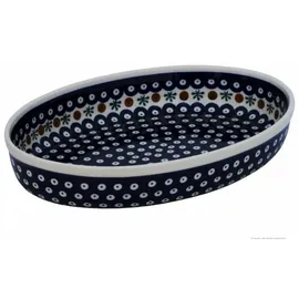 BUNZLAUER KERAMIK Auflaufform oval 35,5 x 27 x 6,5 cm