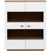 Harper Highboard, HARPER WENTWORTH (BHT 110x136x40 cm, - weiß - BHT 110x136x40 cm