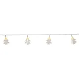 MARELIDA LED Lichterkette Weihnachtsbäume 1,35 m Weiß