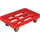 E.S.B. Transportroller 610x410mmrot, m. 4 LR.