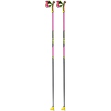 LEKI PRC 750 Langlaufstöcke Pink, Neon Gelb, Schwarz, 140