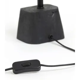 Light & Living Lampenfuß H 16 cm Kardan Schwarz - Holz - Einzelne - Light&living