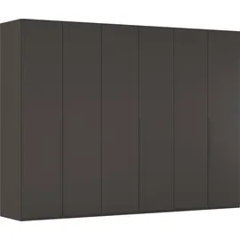 Rauch Drehtürenschrank Montclar 301 x 223 x 60 cm Grau/Schwarz