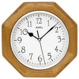 AMS Funkwanduhr AMS Funk-Wanduhr Vaduz Eiche