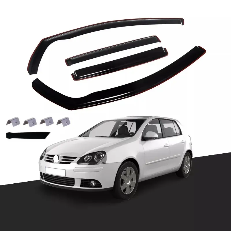 Set mit 4 Windabweisern für VW Golf 5 (5-türiges Schrägheck/HTB) 2003–2008