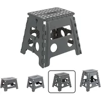ARREGUI Kleiner Klapphocker 32 x 32 x 32 cm Grau