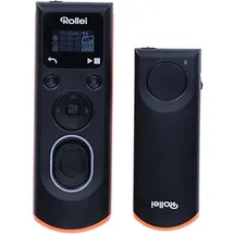 Rollei Wireless Fernauslöser für Sony – erlaubt die kabellose Fernauslösung, Langzeitbellichtungen, Serienbild und Zeitintervall Aufnahmen Ihrer (Hersteller) DSLM/DSLR Kamera, LCD-Display beleuchtet