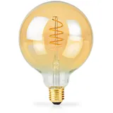 Nedis Nedis, Retro LED Lampe E27 G95 3,8W 250lm 2100K dimmbar,