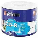 Verbatim 50x CD-R 700 MB 50 - CD-RW (CD-R, 700 MB, 50 ÷ 120 mm, 80 min, 52x)