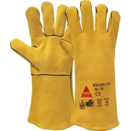Hase Safety Gloves Hase Schweißerhandschuhe Mühlheim-I-Super Größe 11, Rindspaltleder