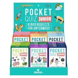 Moses Spiel Pocket Quiz Junior sortiert 9783964551504 Moses