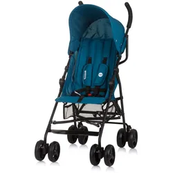 Chipolino Kinderwagen, Buggy Point 5-Punkt-Gurt, Rückenlehne verstellbar, Korb blau