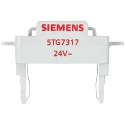 Siemens 5TG7317 DELTA Schalter und Taster LED-Leuchteinsatz für Kontroll-Funktion 24V/50Hz, rot