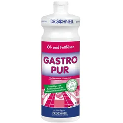 Dr. Schnell GASTRO PUR Öl- und Fettlöser Geruchsneutral – 1 Liter Flasche