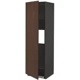 IKEA METOD HS f Kühl-/od Gefriersch m Tür schwarz/Sinarp braun