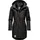 Navahoo Outdoorjacke Deike modischer Damen Outdoor Regenmantel schwarz L (40)