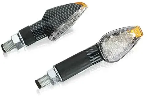 Puig Peak Short Honda Nt650v Deauville 01 Blinker Für Motorräder - Carbon - One Size
