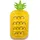 Swim Essentials Luftmatratze Ananas 200 cm