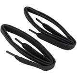 Collonil Schnürsenkel flach 9 mm 120 cm Schwarz 6 Paare
