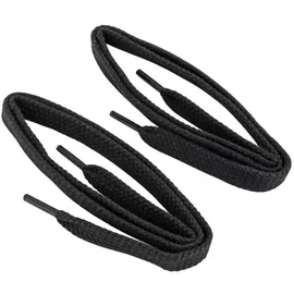 Collonil Schnürsenkel flach 9 mm 120 cm Schwarz 6 Paare