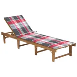 vidaXL Sonnenliege 61 x 61 x 20 cm Braun