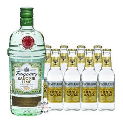 Tanqueray Rangpur Gin & 8 x Fever-Tree Indian Tonic Water