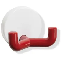 Hewi System 800 K Doppelhaken 800.90.0409133 Rosettenkappe signalweiß, rubinrot,