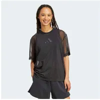 Adidas Damen Shirt Soft Lux Mesh, BLACK, M