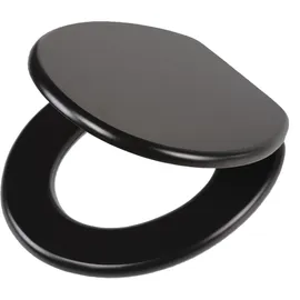 Tiger Toilettensitz Lederlook Schwarz