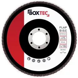 BOXTEC Fächerscheiben BRAUN 125mm Lamellenscheiben für Metall & Holz