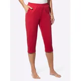 Sieh an! Capri-Freizeithose Rot 52