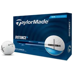 Taylor Made Distance+ Golfball 12er weiss