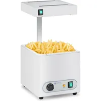 Royal Catering Pommeswärmer mit Wärmebrücke - 850 W - GN 1/2