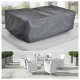 MuCoLa Gartenmöbel-Schutzhülle 160 x 120 x 74 cm Schwarz