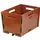 KLICKfix Radkiste Cargo Korb mit Clip braun
