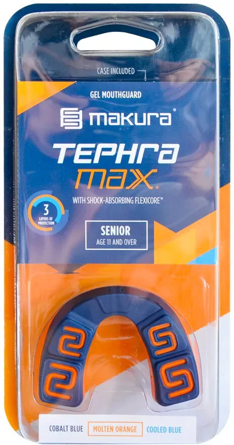 Zahnschutz Makura  Tephra Max Senior - dunkelblau-weiß-rot