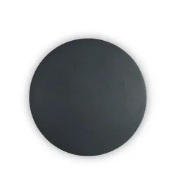 cover ap d20 rund, schwarze wandleuchte, ideal lux