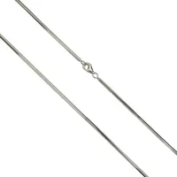 VIVANCE Collierkettchen 925/- Silber Schlangenkette diamantiert weiß 45cm