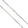VIVANCE Collierkettchen 925/- Silber Schlangenkette diamantiert weiß 45cm