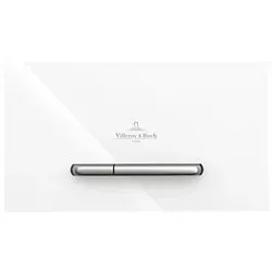 Villeroy & Boch ViConnect WC-Betätigungsplatte 922160RE Glossy White, Sicherheitsglas