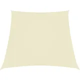 vidaXL Sonnensegel Oxford-Gewebe Trapezförmig 3/4x3 m Creme